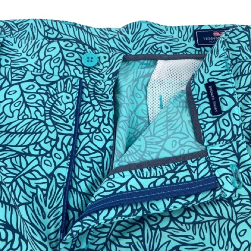 Vineyard Vines Performance Breaker Short in Flats Blue Size 40 - Picture 6 of 13